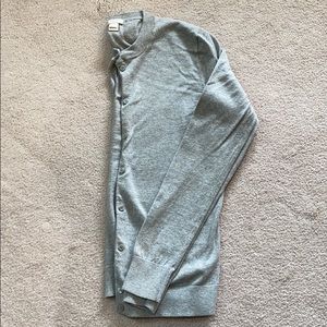 J Crew gray cardigan